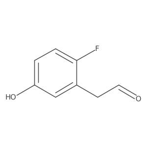 2-(2-Fluoro-5-hydroxyphenyl)acetaldehyde结构式