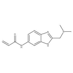 N-{2-[(dimethylamino)methyl]-1H-1,3-benzodiazol-6-yl}prop-2-enamide Structure