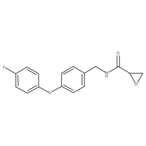 N-[[4-(4-Fluorophenoxy)phenyl]methyl]oxirane-2-carboxamide结构式