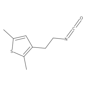 3-(2-Isocyanatoethyl)-2,5-dimethylthiophene Structure