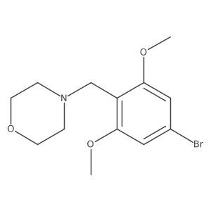 4-(4-Bromo-2,6-dimethoxybenzyl)morpholine Structure