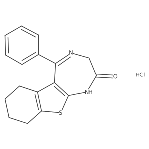 Bentazepam hydrochloride结构式