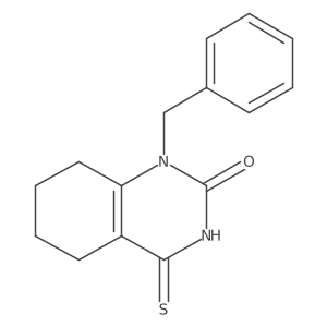 1-Benzyl-4-sulfanylidene-1,2,3,4,5,6,7,8-octahydroquinazolin-2-one结构式