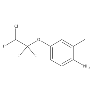 4-(2-Chloro-1,1,2-trifluoroethoxy)-2-methyl-aniline结构式