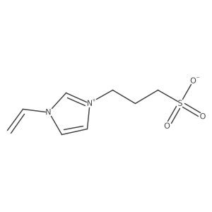 3-(1-Vinyl-3-imidazolio)-propanesulfonate结构式