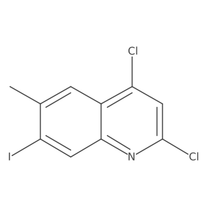 2,4-Dichloro-7-iodo-6-methylquinoline结构式