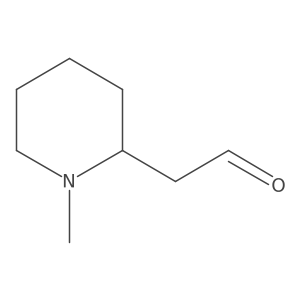 2-(1-Methylpiperidin-2-yl)acetaldehyde结构式