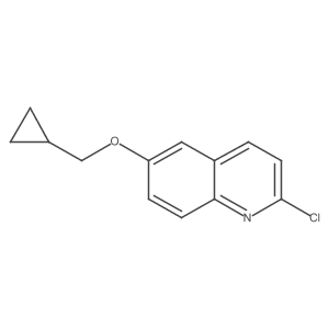 2-Chloro-6-(cyclopropylmethoxy)quinoline Structure