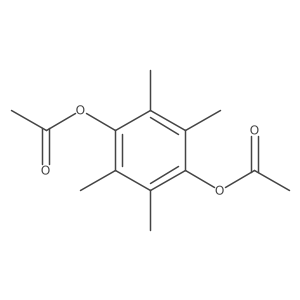 1,4-Benzenediol, 2,3,5,6-tetramethyl-, diacetate结构式