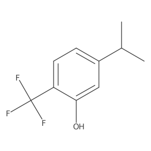 5-(Propan-2-YL)-2-(trifluoromethyl)phenol结构式
