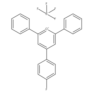 4-(4-Fluorophenyl)-2,6-diphenylpyrylium tetrafluoroborate结构式