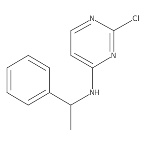 N-(2-chloro-4-pyrimidinyl)-N-(1-phenylethyl)amine Structure