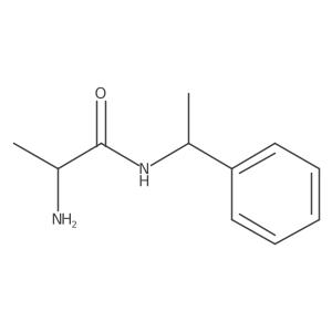 (2R)-2-Amino-N-[(1R)-1-phenylethyl]propanamide结构式
