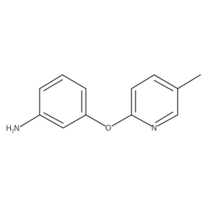 3-((5-Methylpyridin-2-yl)oxy)aniline结构式