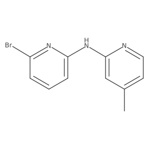 (6-Bromopyridin-2-yl)-(4-methylpyridin-2-yl)amine结构式