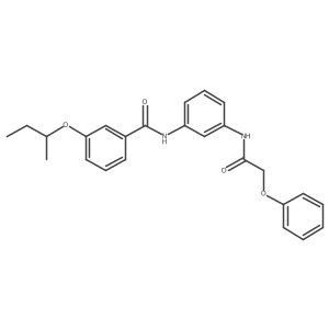 3-(1-Methylpropoxy)-N-[3-[(2-phenoxyacetyl)amino]phenyl]benzamide Structure