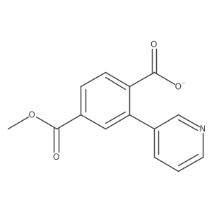 4-Methyl 2-(3-pyridinyl)-1,4-benzenedicarboxylate Structure