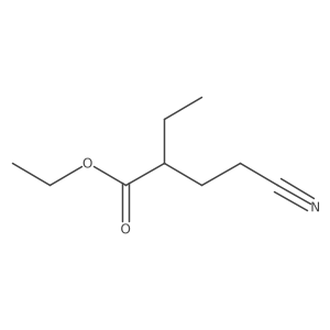 Ethyl 4-cyano-2-ethylbutanoate Structure