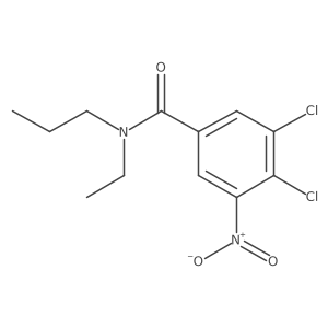 3,4-dichloro-N-ethyl-5-nitro-N-propylbenzamide Structure