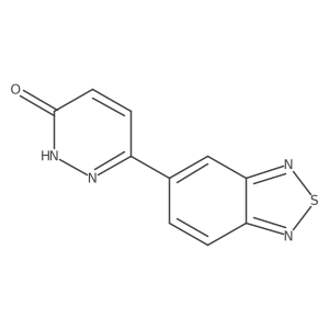 6-(2,1,3-Benzothiadiazol-5-yl)-3(2H)-pyridazinone结构式