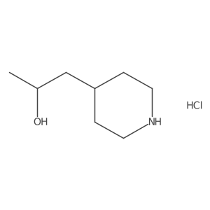 4-(2-Hydroxypropyl)piperidine hydrochloride结构式