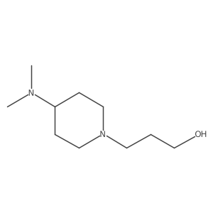 3-[4-(Dimethylamino)piperidin-1-yl]propan-1-ol结构式
