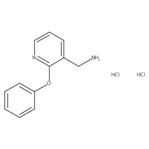 (2-Phenoxypyridin-3-yl)methanamine dihydrochloride结构式