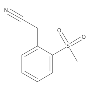 2-(2-(Methylsulfonyl)phenyl)acetonitrile结构式