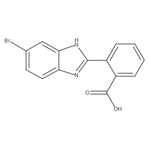 2-(6-bromo-1H-1,3-benzodiazol-2-yl)benzoic acid Structure