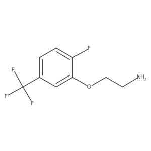 2-[2-Fluoro-5-(trifluoromethyl)phenoxy]ethan-1-amine Structure