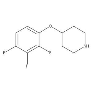 4-(2,3,4-Trifluorophenoxy)piperidine结构式