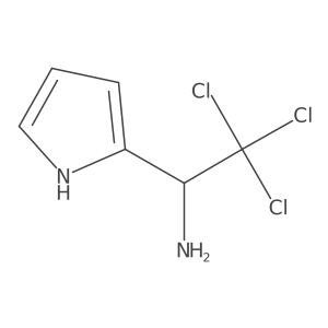 (R)-2,2,2-Trichloro-1-(1H-pyrrol-2-YL)-ethylamine Structure