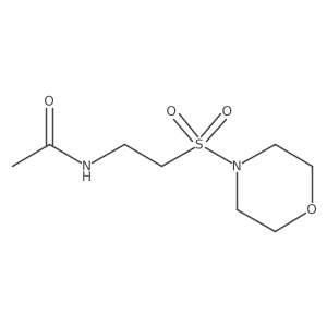 N-[2-(morpholine-4-sulfonyl)ethyl]acetamide Structure