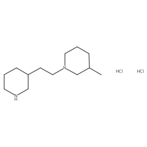 3-Methyl-1-[2-(3-piperidinyl)ethyl]piperidine dihydrochloride Structure
