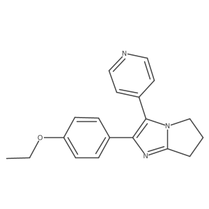 5h-Pyrrolo[1,2-a]imidazole,2-(4-ethoxyphenyl)-6,7-dihydro-3-(4-pyridinyl)-结构式