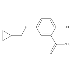 5-(Cyclopropylmethoxy)-2-hydroxybenzamide结构式