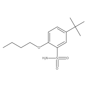 2-Butoxy-5-tert-butylbenzenesulfonamide结构式