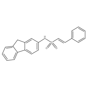 (E)-N-(9H-fluoren-2-yl)-2-phenylethenesulfonamide Structure