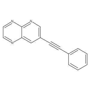 7-(2-Phenylethynyl)pyrido[2,3-b]pyrazine结构式