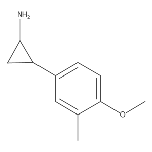 2-(4-Methoxy-3-methylphenyl)cyclopropan-1-amine Structure
