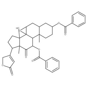 Sarverogenin dibenzoate结构式