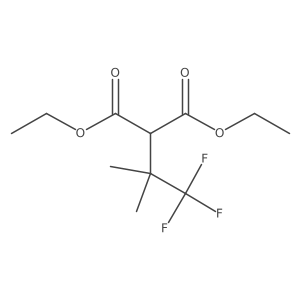 Diethyl 2-(1,1,1-trifluoro-2-methylpropan-2-yl)malonate Structure