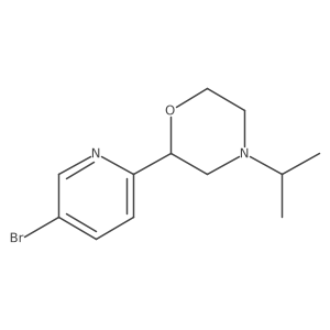 2-(5-Bromopyridin-2-yl)-4-isopropylmorpholine Structure