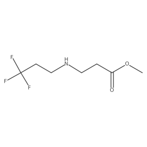 Methyl 3-[(3,3,3-trifluoropropyl)amino]propanoate结构式