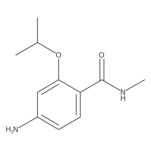 4-Amino-2-isopropoxy-N-methylbenzamide Structure