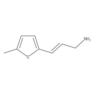 3-(5-Methylthiophen-2-yl)prop-2-en-1-amine Structure