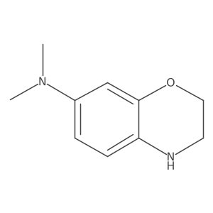 N,N-dimethyl-3,4-dihydro-2H-1,4-benzoxazin-7-amine Structure