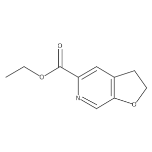 Ethyl 2,3-dihydrofuro[2,3-c]pyridine-5-carboxylate Structure