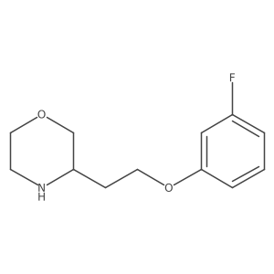 3-[2-(3-Fluorophenoxy)ethyl]morpholine结构式