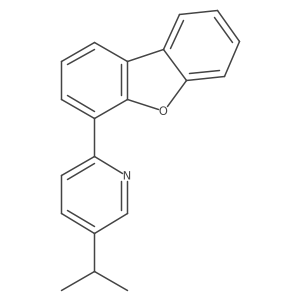 2-(Dibenzo[b,d]furan-4-yl)-5-isopropylpyridine结构式